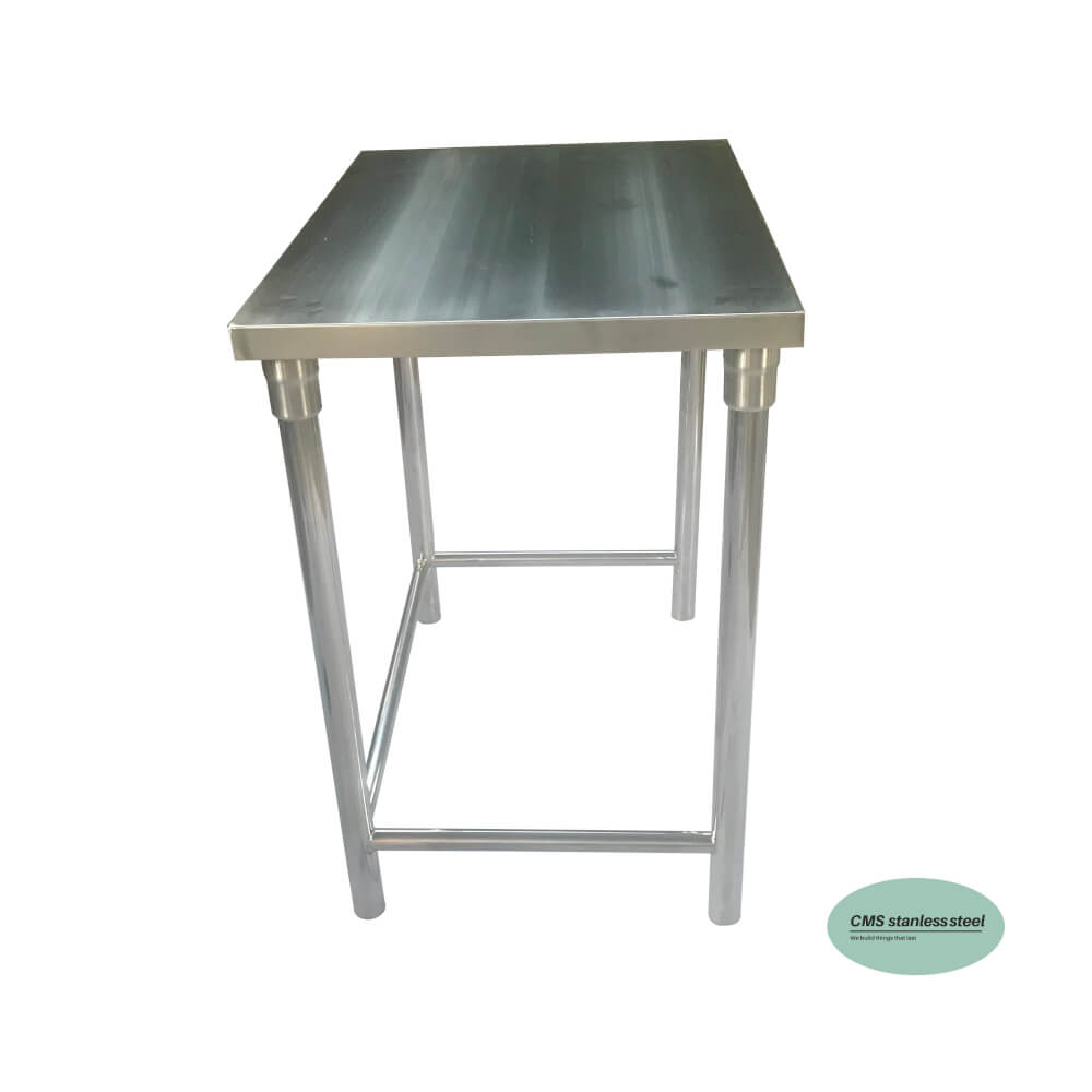 โต๊ะอเนกประสงค์ สแตนเลส CMS STAINLESS รุ่น CTA-507075A ความหนา 1 มม.ขนาด 50X70X75 ซม.
